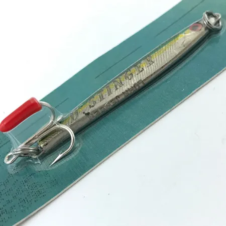 Luhr Jensen Deep Stinger Blizgė, Sidabrinė / Žalia, 21g, #5052