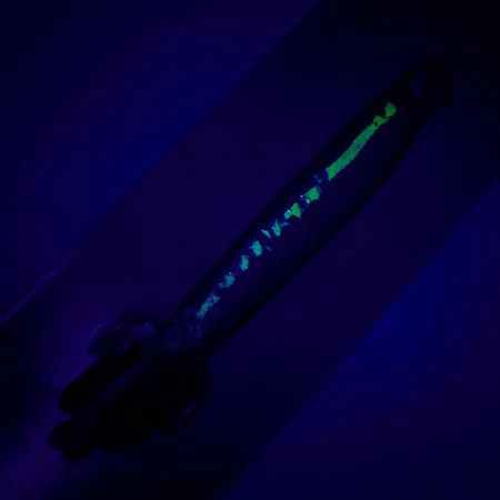 Luhr Jensen Deep Stinger Blizgė, Sidabrinė / Žalia, 21g, #5052