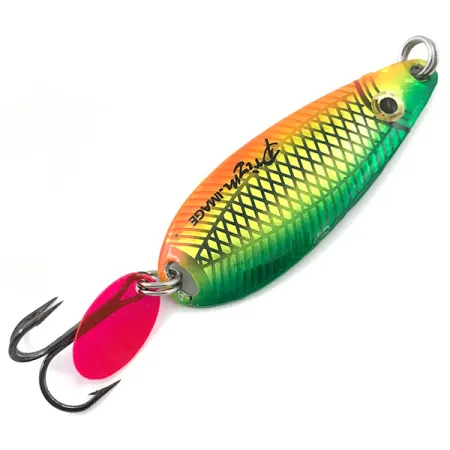 Key Largo Syco Spoon Blisgė, Rainbow Fish, 14g, 3D Akis, #5057