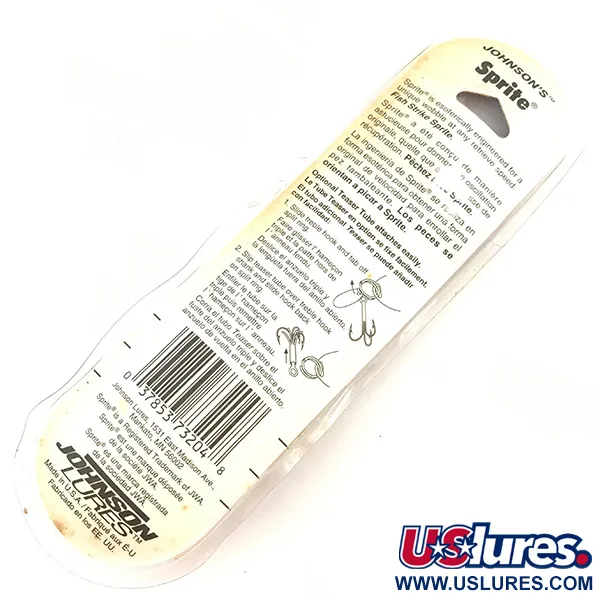 Johnson Sprite Vartiklė, Nikelis, 1/2oz, Wobble Action, #5065