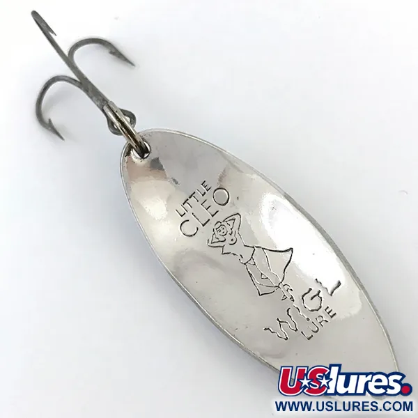 Seneca Little Cleo (Hula Girl) Blizgė, Balta/Mėlyna/Nikelis, 18g, #5073