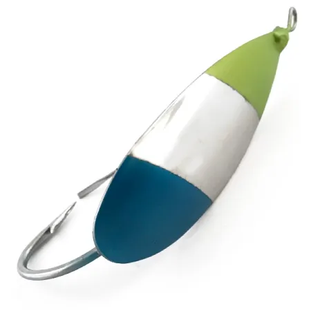 Weedless Johnson Silver Minnow Vartiklė, Nikelis/Mėlyna/Žalia, 12g, #5078