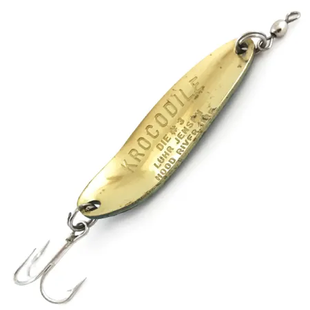 Blizgė Luhr Jensen Krocodile Die #3 UV, Fire Tiger/Gold, 14g, #5085