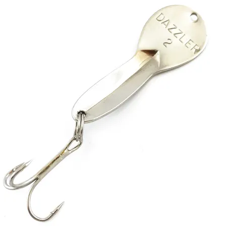 Acme Dazzler #2 Blizgė, Balta/Mėlyna/Nikelis, 7g, Vintage, #5172