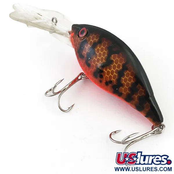 Luhr Jensen Hot Lips Express Vobleris, Red Tiger, 14g, Giluminis, #5098