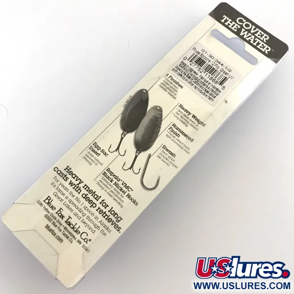 Blue Fox Pixee UV Blizgė, Kaltas Nikelis/Žalia, 14g, UV, #01-30-344-1/2