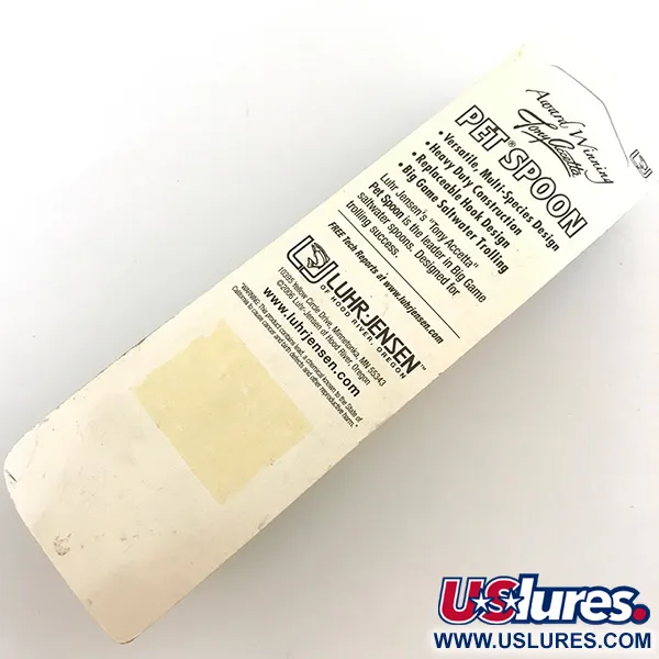 Luhr Jensen Tony Accetta Pet Spoon 14 Neužsikabinanti Blizgė, Nikelis, 7g, #5133