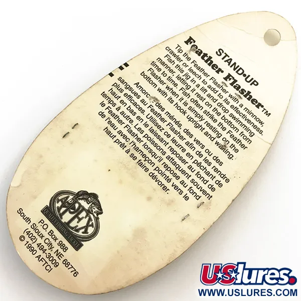 Apex Feather Flasher Džigas, Chartreuse, 7g, Stand-up galvutė, #5134