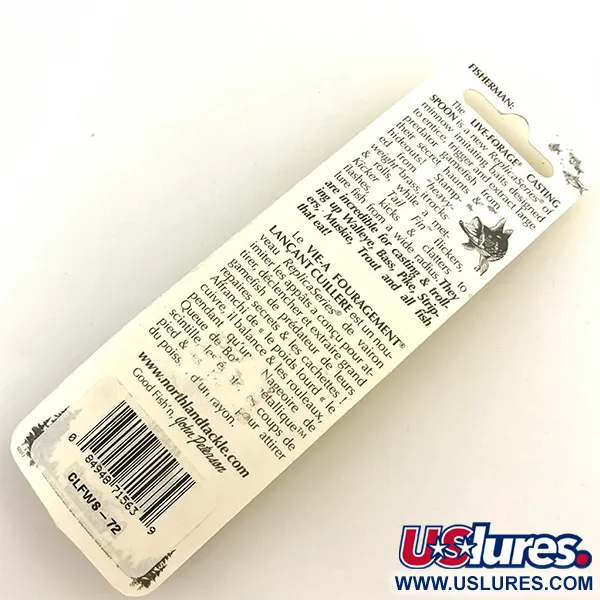 Northland Live Forage Glow Blizgė, Realistic fish, 7g, Glow, #5164