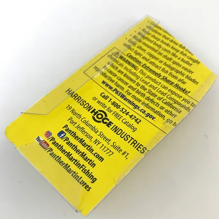 Panther Martin 4 Sukrė, Auksinė / Raudona, 4g, In-line lapelis, #5170