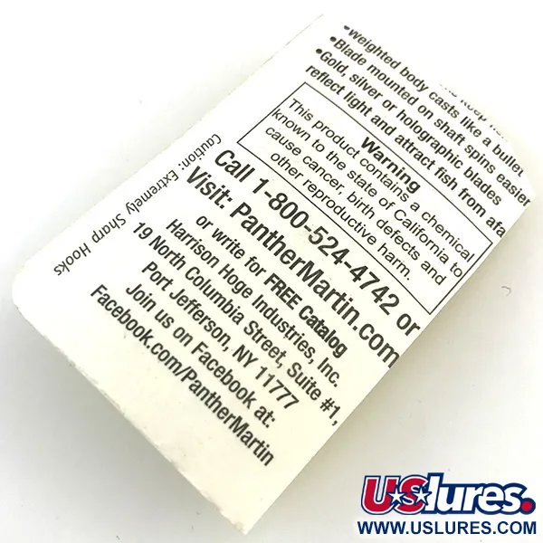 Panther Martin 4 Sukrė, Sidabrinė / Mėlyna, 4g, Tiesioginė Rotacija, #5171