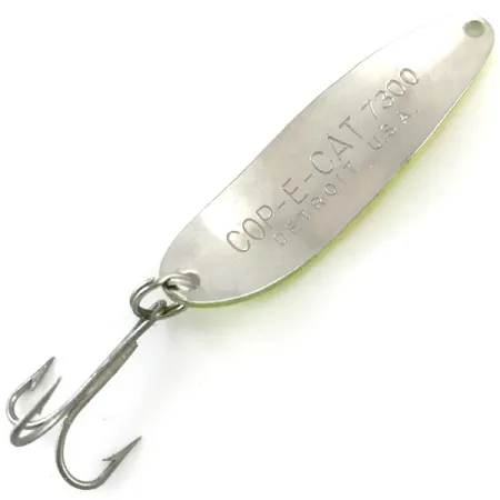 Dardevle Cop-E-Cat 7300 UV Blizgė, Geltona/Nikelis, 10g, UV, #5183