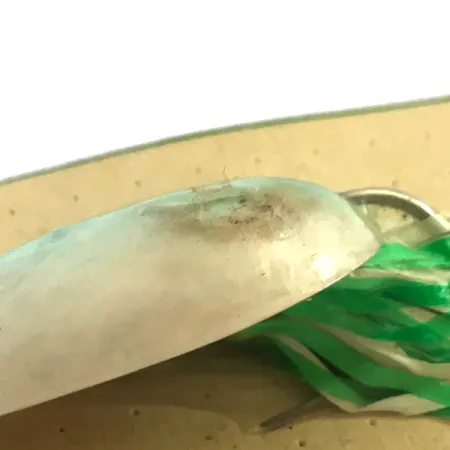 Hydro Lures Weedless Hydro Spoon UV Blizgė, Balta/Žalia, 14g, #5197