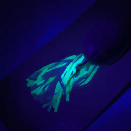 Hydro Lures Weedless Hydro Spoon UV Blizgė, Balta/Žalia, 14g, #5197