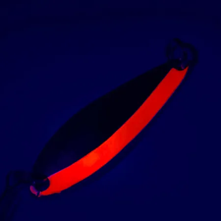 Acme Fiord Spoon UV Blizgė, Niklis/Raudona, 7g, UV apdaila, #5219