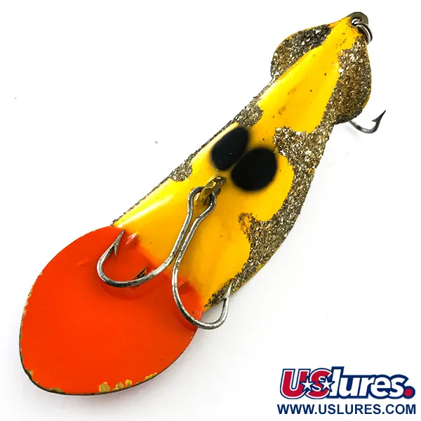 Buck Perry Spoonplug Blizgė, Geltona/Oranžinė/Pilka, 21g, #5220
