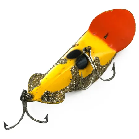 Buck Perry Spoonplug Blizgė, Geltona/Oranžinė/Pilka, 21g, #5220