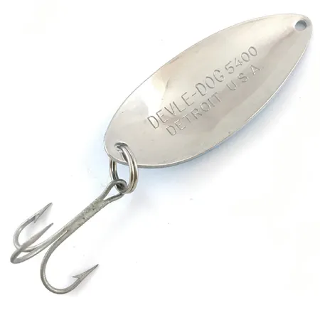 Dardevle Devle Dog 5400 Blizgė, White/Blue/Nickel, 14g, Vintage, #5224