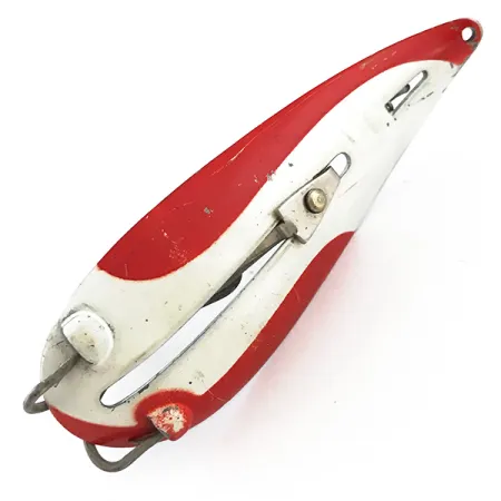 LARSON BAIT FISHTRAP Blizgė, Raudona/Balta/Nikelis, 17g, Žolėms atspari, #5250