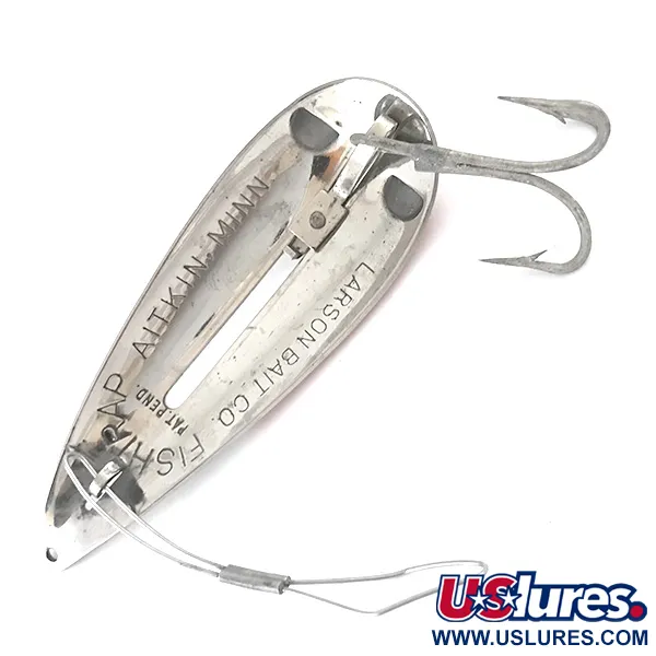 LARSON BAIT FISHTRAP Blizgė, Raudona/Balta/Nikelis, 17g, Žolėms atspari, #5250