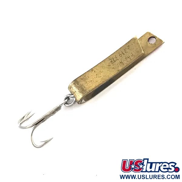 Super-Duper 500 Blizgė, Auksinė, 1.4g, Žalvarinis korpusas, #5257