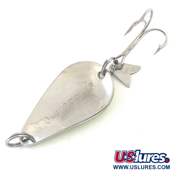 Blizgė Acme K.O. Wobbler UV, Nikelis/Žalia, 14g, Sonic Flipper, #5264