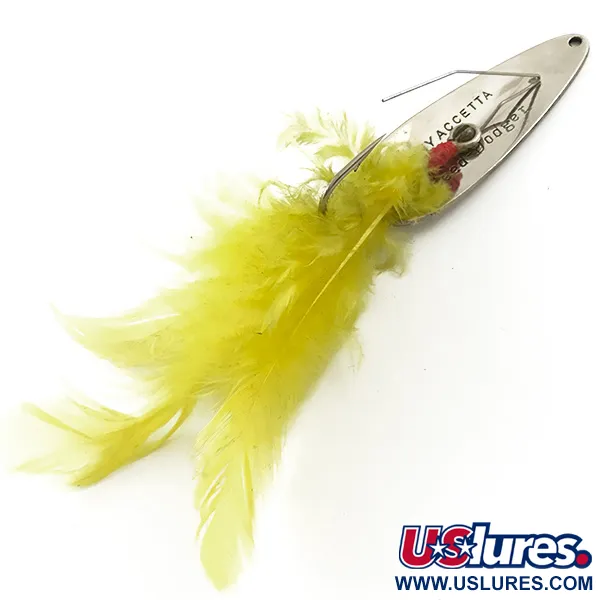 Tony Accetta Weed-Dodger Vartiklė, Nikelis/Geltona, 10g, Plunksnos, #5284