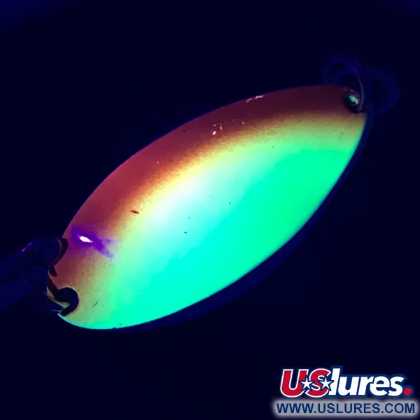 Little Cleo (Hula Girl) UV Blizgė, Geltona/Oranžinė/Nikelis, 18g, #5294