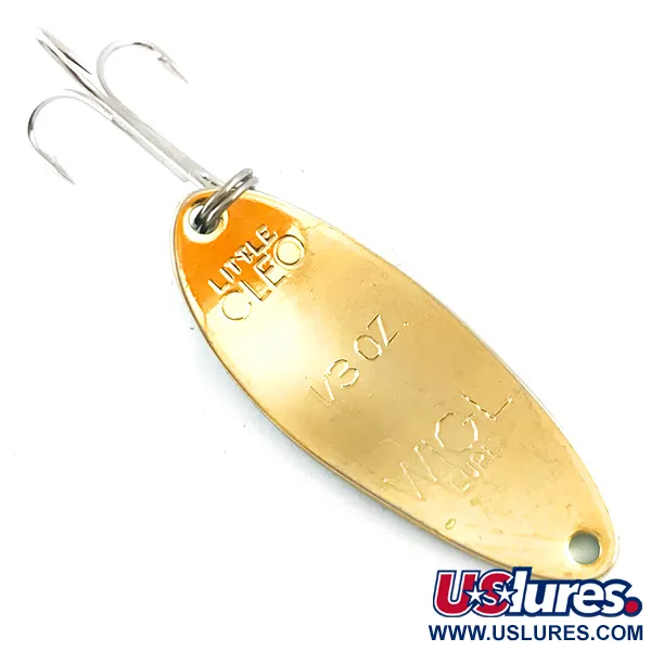 Acme Little Cleo Blizgė, Metalinė žalia/Auksas, 9g, Retas modelis, #5296