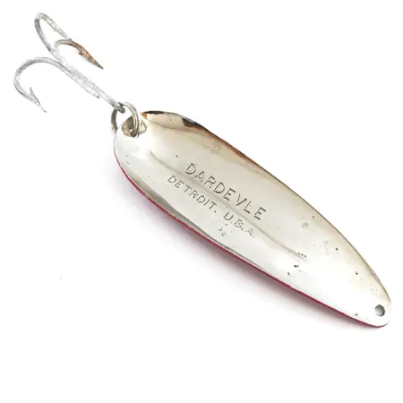 Eppinger Dardevle Blizgė, Raudona / Balta / Nikelis, 28g, Detroit, #5299