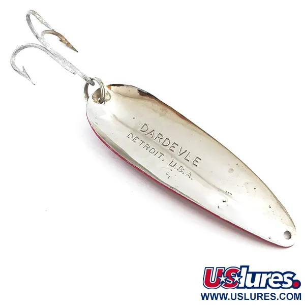 Eppinger Dardevle Blizgė, Raudona / Balta / Nikelis, 28g, Detroit, #5299