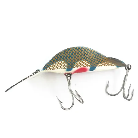 Buck Perry Spoonplug Blizgė, Žydra, 21g, Korio raštas, #5300