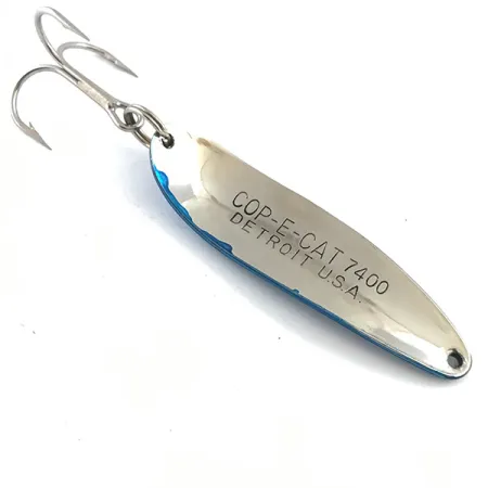 Dardevle Cop-E-Cat 7400 Blizgė, Nikelis/Mėlyna, 14g, #5304