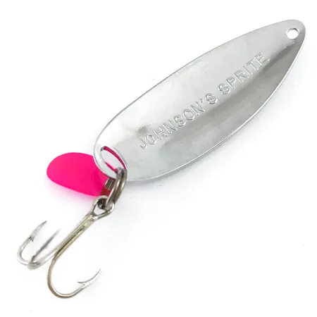 Johnson Sprite Blizgė, Nikelis / Raudona, 5g, Vintage USA, #5311