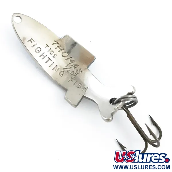 Thomas Fighting fish Blizgė, Nikelis / Mėlyna, 7g, Žvynų Raštas, #5326