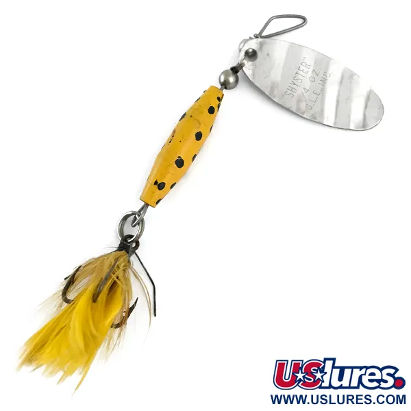 Glen Evans Shyster Sukrė, Nikelis / Geltona, 7g, Plunksnų Trišakis, #5382