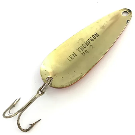 Len Thompson #2, 28g, Raudona / Juoda / Auksinė, Vartiklė #5406