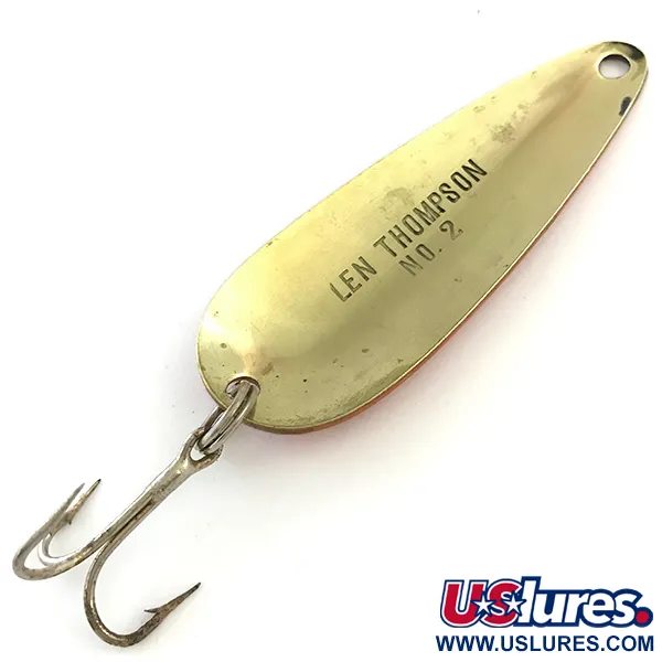 Len Thompson #2, 28g, Raudona / Juoda / Auksinė, Vartiklė #5406