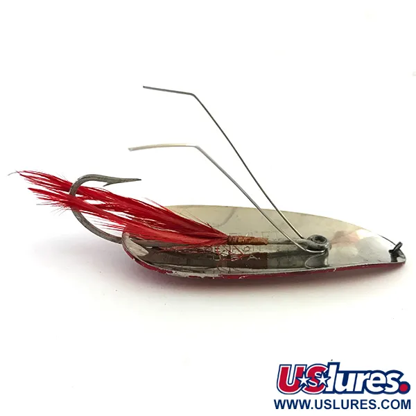 Eppinger Weedless Dardevlet, Raudona/Balta/Nik, 19g, Nežoliuojanti, #5407