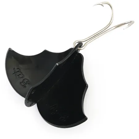 Prescott Spinner Baby Bat Blizgė, Juoda, 14g, Metaliniai Sparnai, #5409