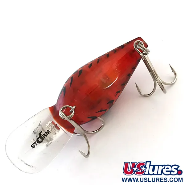 Storm Wiggle Wart Vobleris, Red Perch, 12g, Giluminis, #5418