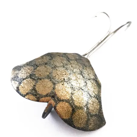 Prescott Spinner Baby Bat Blizgė, Black / Gold, 14g, #5435