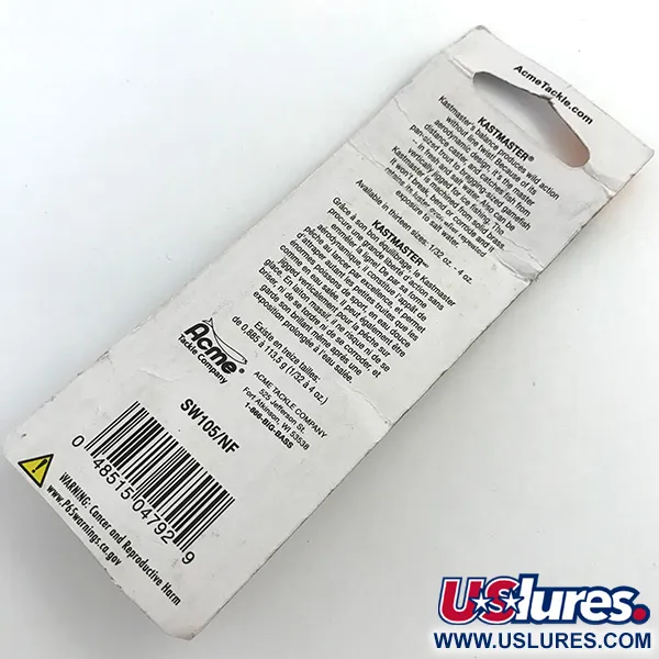 Acme Kastmaster Blizgė, Fluorescent Red, 3.5g, UV reaktyvus, #5443