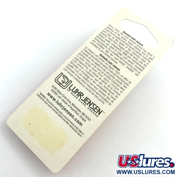 Blizgė Luhr Jensen Krocodile Die #4, Raudona/Balta, 14g, Kablys, #5453