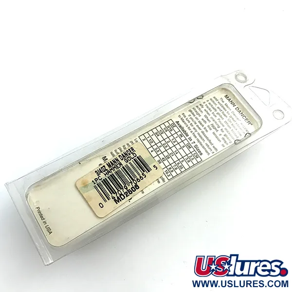 Mann's Dancer Blizgė, Kaltas auksas, 21g, Plunksnų uodega, #5458