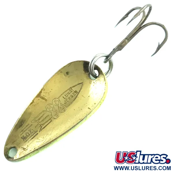 Luhr Jensen Blizgė, Geltona / Raudona / Auksinė, 5g, UV danga, #5465