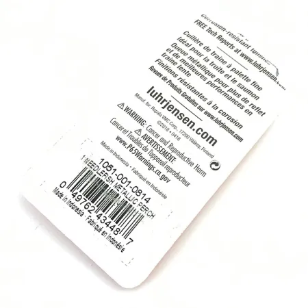 Luhr Jensen Needlefish 1, 2 g, Fire Tiger, vartiklė velčiavimui #5496