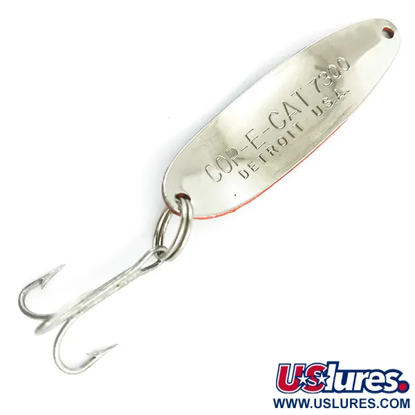 Dardevle Cop-E-Cat 7300 Blizgė, Raudona/Juoda/Nikelis, 10g, Žvynai, #5498