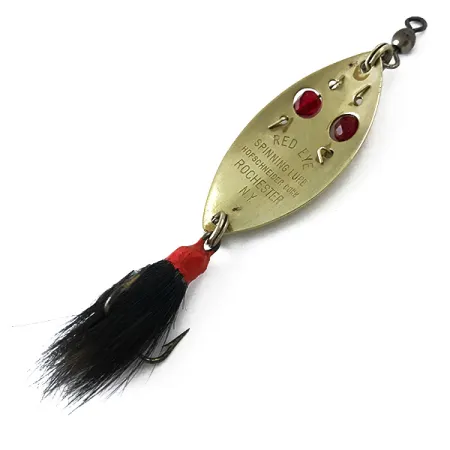 Hofschneider Red Eye Blizgė, Auksas/Raudona, 6,5g, Karoliukai, #5519