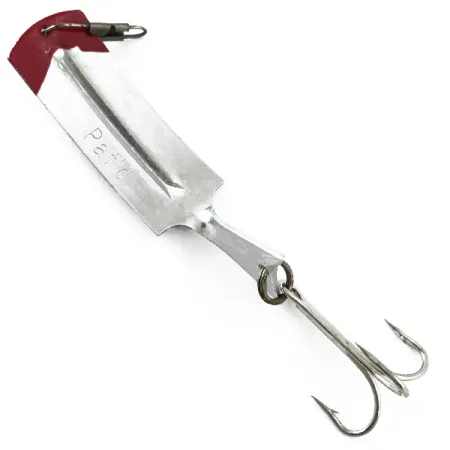 South Bend Flipit 625 Blizgė, Nikelis / Raudona, 8,5g, Tail Fin, #5520